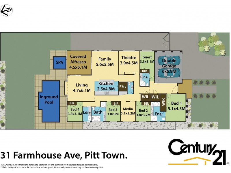 31 Farmhouse Avenue, Pitt Town NSW 2756 Floorplan