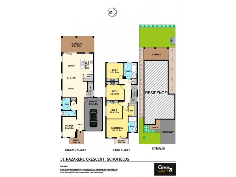 51 Nazarene Crescent, Schofields NSW 2762 Floorplan
