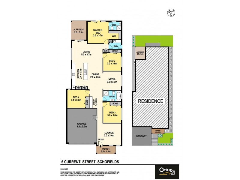 6 Currenti Street, Schofields NSW 2762 Floorplan