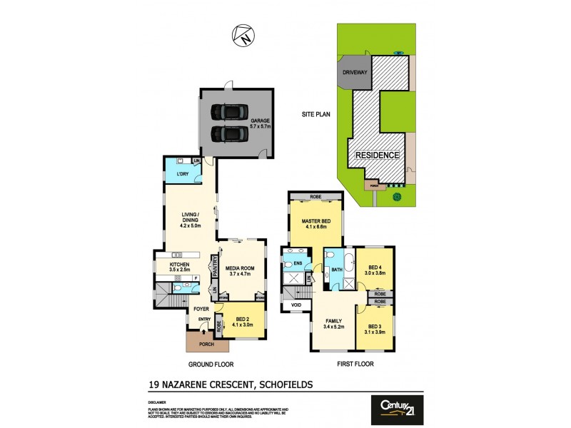 19 Nazarene Crescent, Schofields NSW 2762 Floorplan