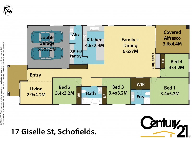 17 Giselle Street, Schofields NSW 2762 Floorplan