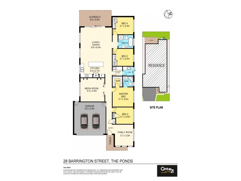28 Barrington Street, The Ponds NSW 2769 Floorplan