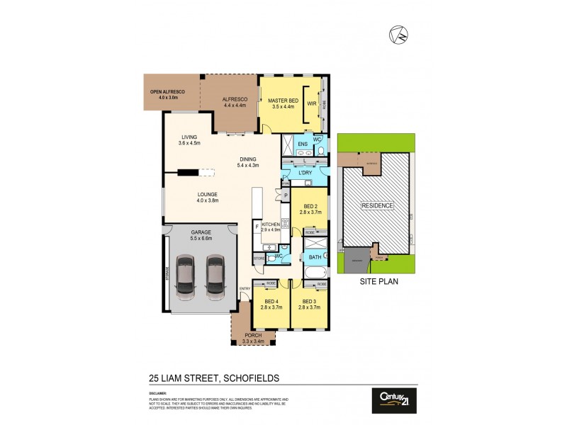 25 Liam Street, Schofields NSW 2762 Floorplan