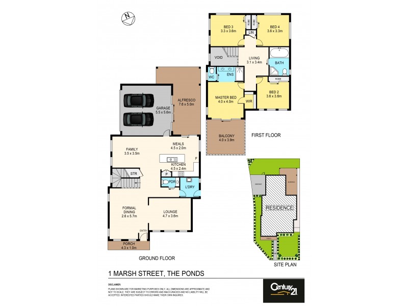 1 Marsh Street, The Ponds NSW 2769 Floorplan