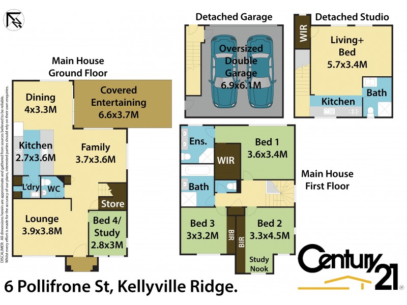 6 Pollifrone Street, Kellyville Ridge NSW 2155 Floorplan