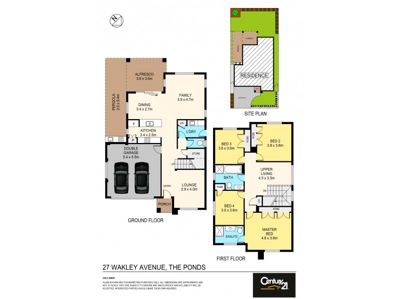 27 Wakely Avenue, The Ponds NSW 2769 Floorplan