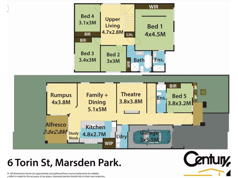 6 Torin Street, Marsden Park NSW 2765 Floorplan