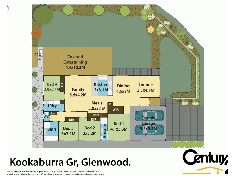 2 Kookaburra Grove, Glenwood NSW 2768 Floorplan