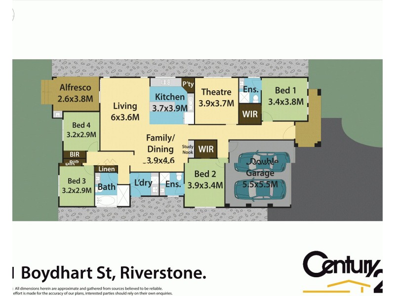 21 Boydhart Street, Riverstone NSW 2765 Floorplan