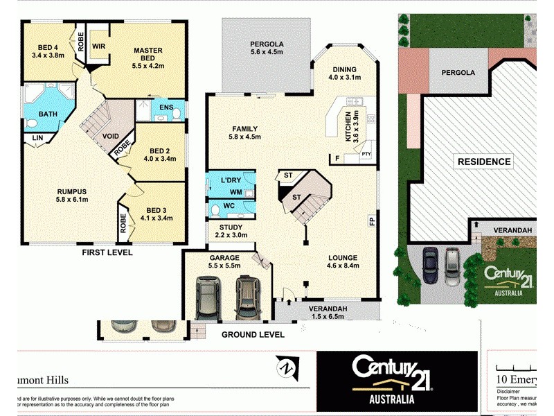 10 Emery Road, Beaumont Hills NSW 2155 Floorplan