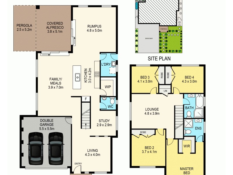 3 Glenbrook Street, The Ponds NSW 2769 Floorplan