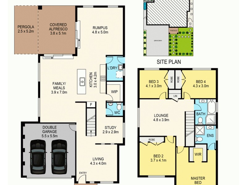 3 Glenbrook Street, The Ponds NSW 2769 Floorplan