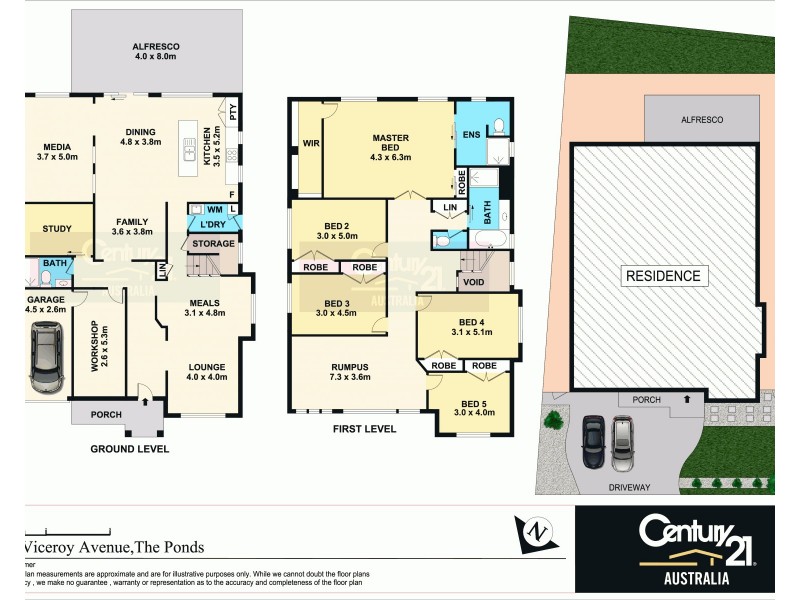 71 Viceroy Avenue, The Ponds NSW 2769 Floorplan