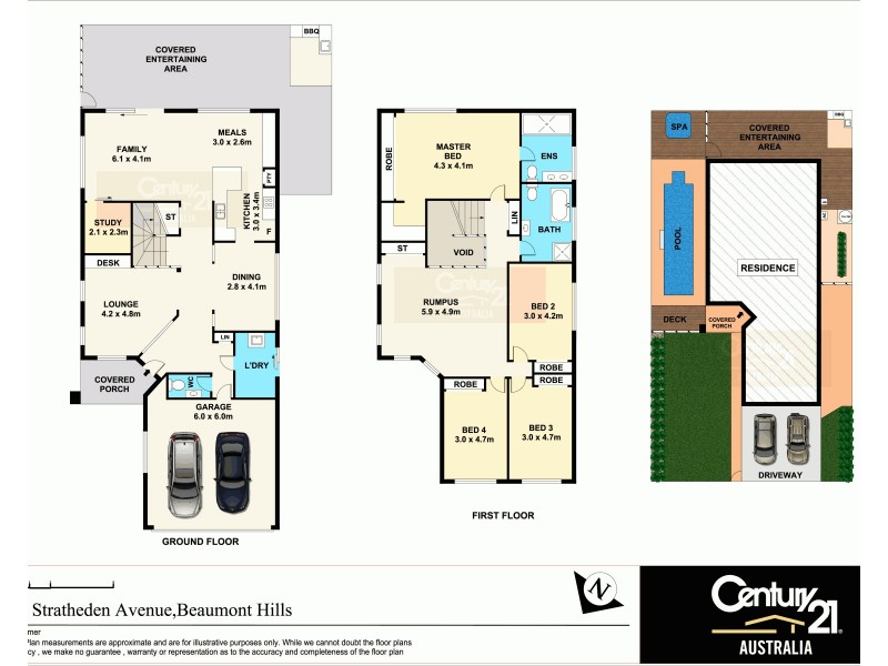36 Stratheden Avenue, Beaumont Hills NSW 2155 Floorplan