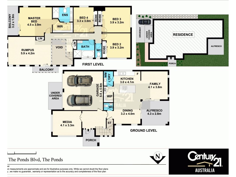 247 The Ponds Boulevard, The Ponds NSW 2769 Floorplan