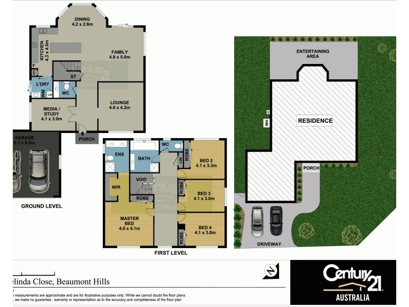2 Melinda Close, Beaumont Hills NSW 2155 Floorplan