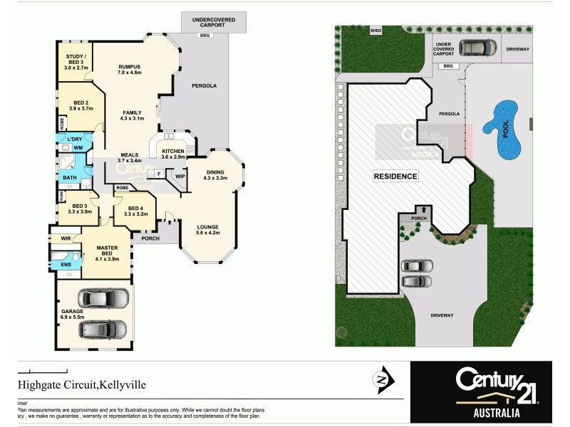 12 Highgate Circuit, Kellyville NSW 2155 Floorplan