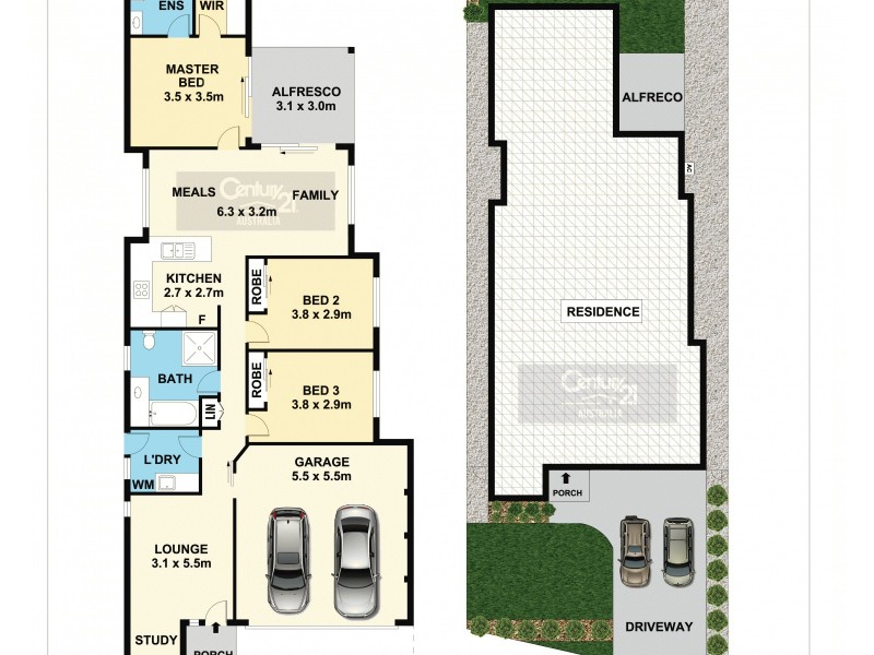 3 Pebble Crescent, The Ponds NSW 2769 Floorplan