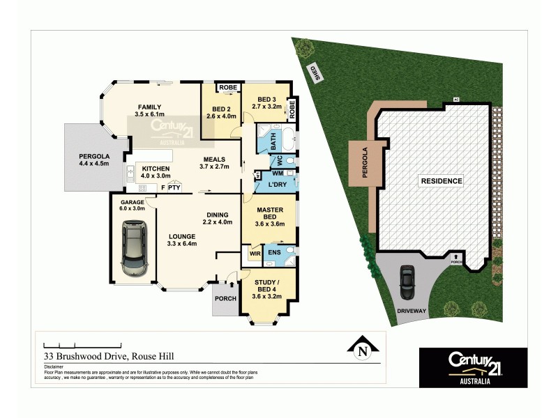 33 Brushwood Drive, Rouse Hill NSW 2155 Floorplan