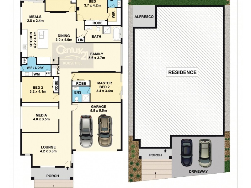 52 Springbrook Boulevard, Kellyville NSW 2155 Floorplan