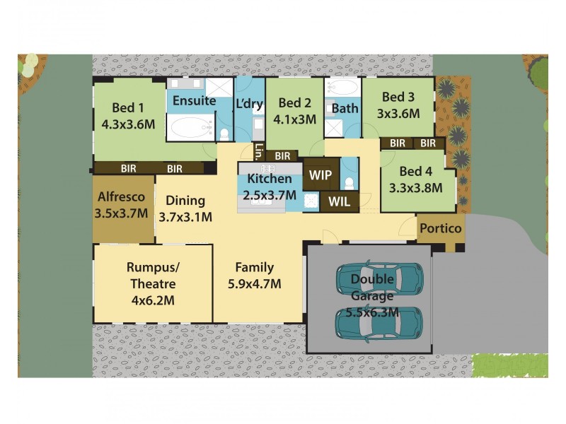 202 The Ponds Boulevard, The Ponds NSW 2769 Floorplan