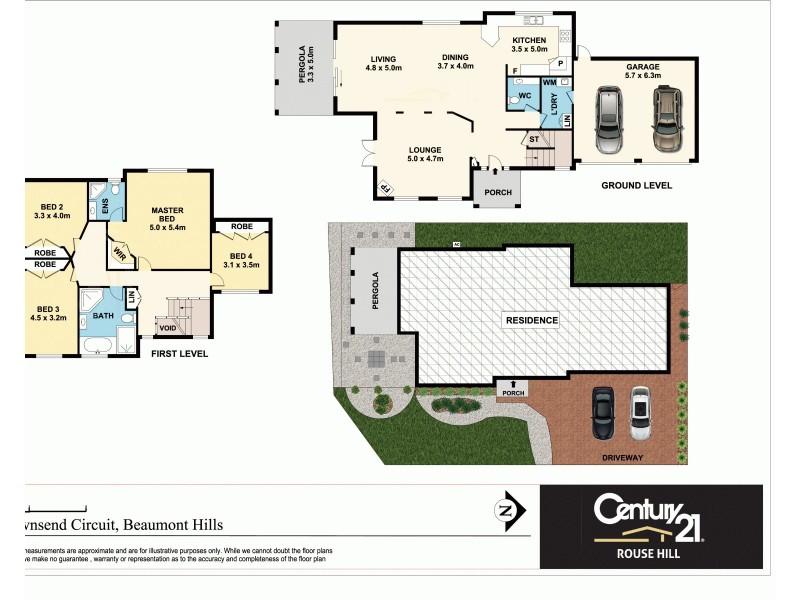 5 Townsend Circuit, Beaumont Hills NSW 2155 Floorplan