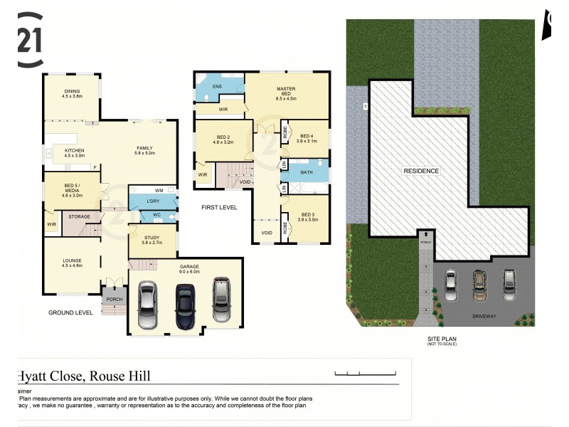2 Hyatt Close, Rouse Hill NSW 2155 Floorplan
