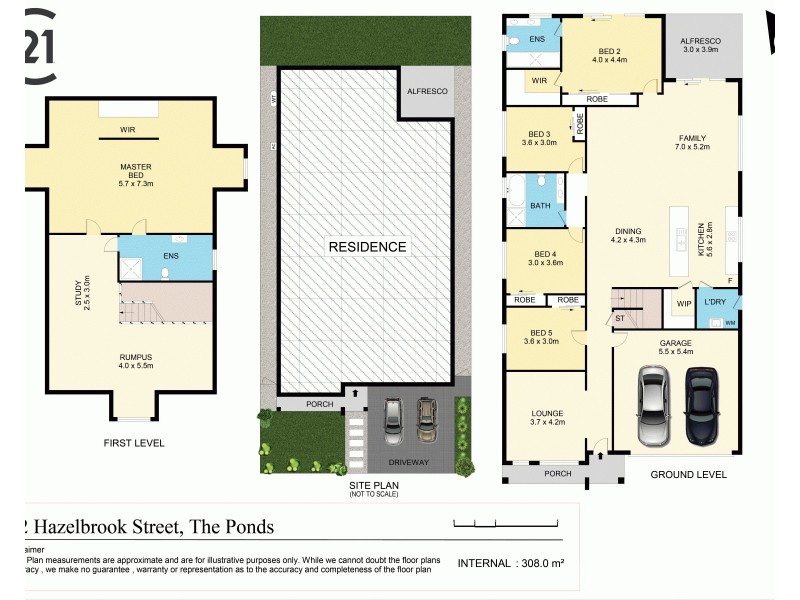 12 Hazelbrook Street, The Ponds NSW 2769 Floorplan