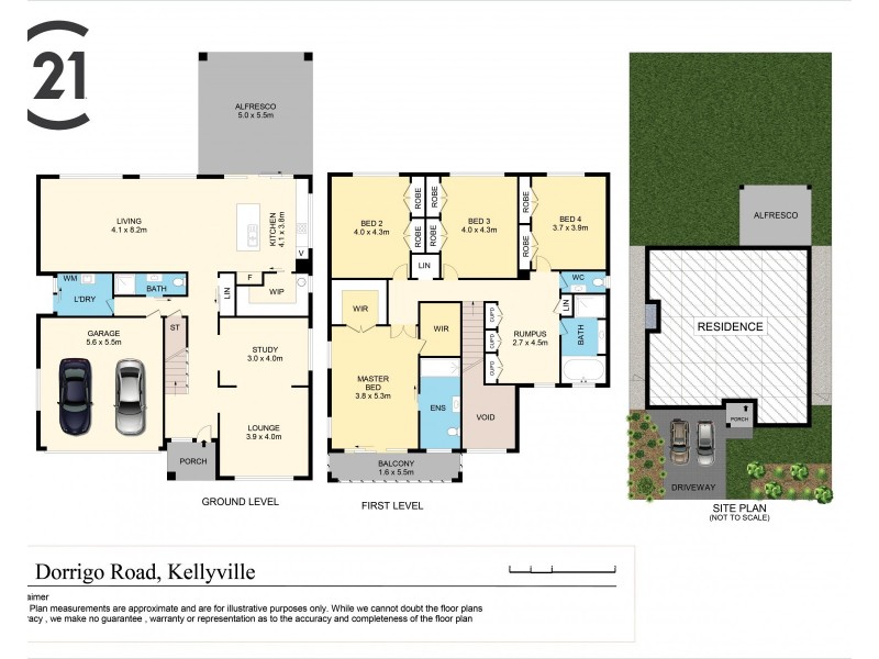 21 Dorrigo Road, Kellyville NSW 2155 Floorplan