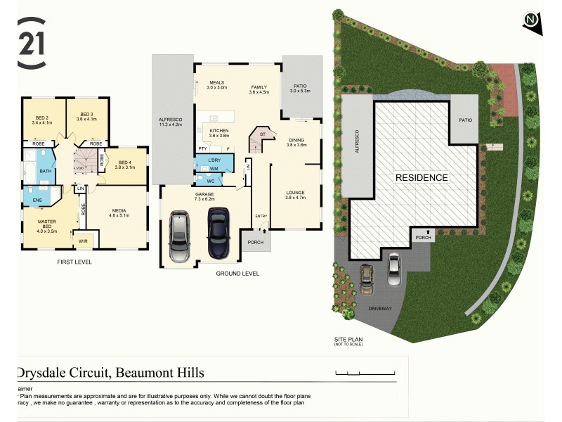 9 Drysdale Circuit, Beaumont Hills NSW 2155 Floorplan