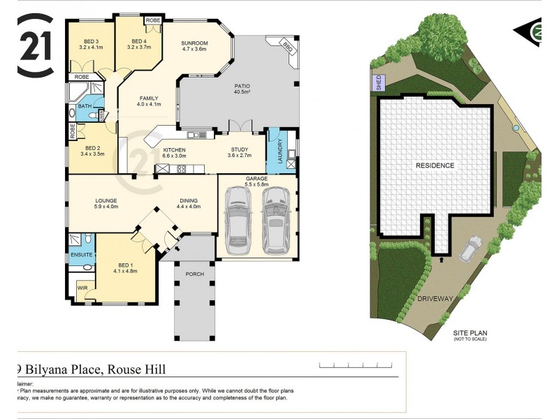 19 Bilyana Place, Rouse Hill NSW 2155 Floorplan