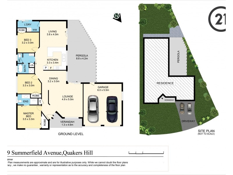 119 Summerfield Avenue, Quakers Hill NSW 2763 Floorplan