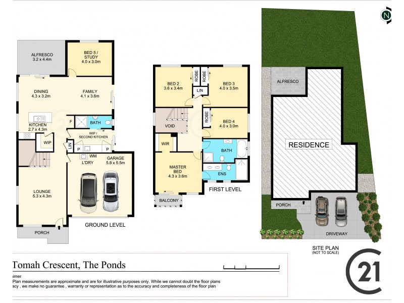 31 Tomah Crescent, The Ponds NSW 2769 Floorplan