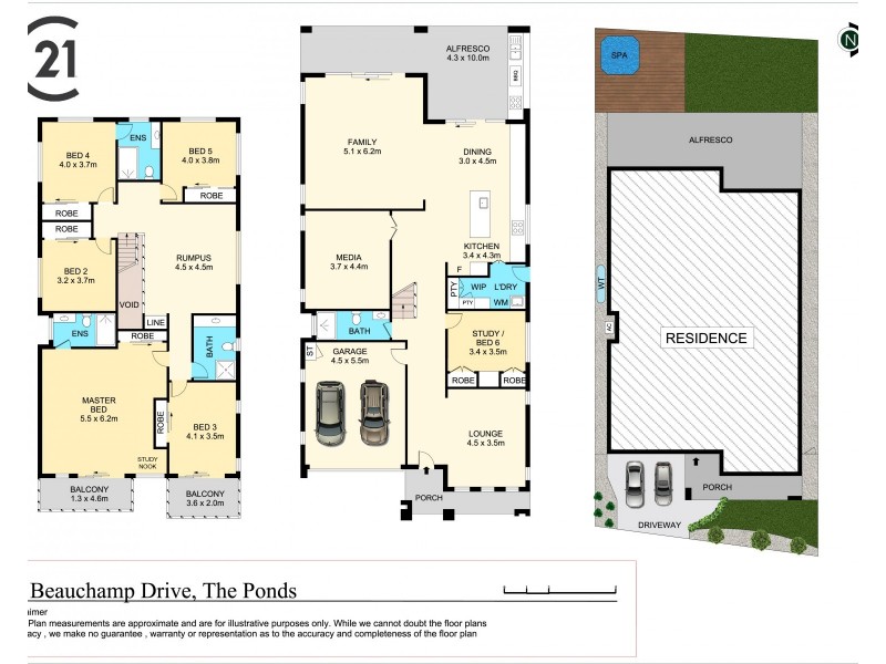 22 Beauchamp Drive, The Ponds NSW 2769 Floorplan