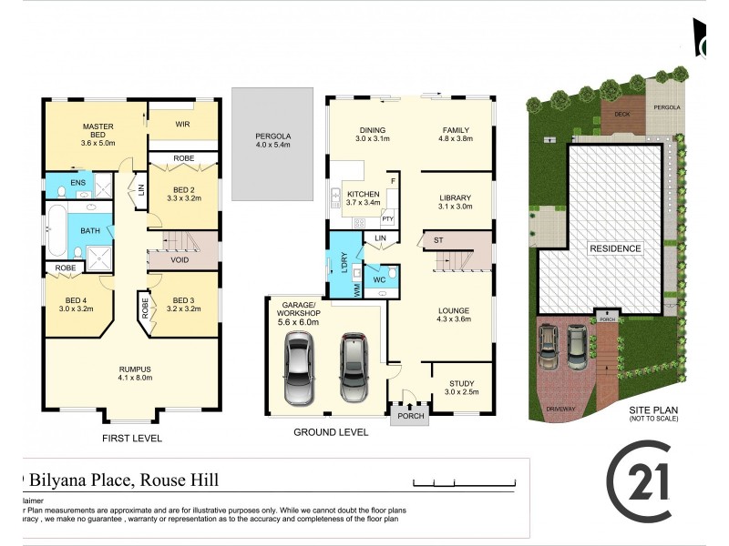 29 Bilyana Place, Rouse Hill NSW 2155 Floorplan