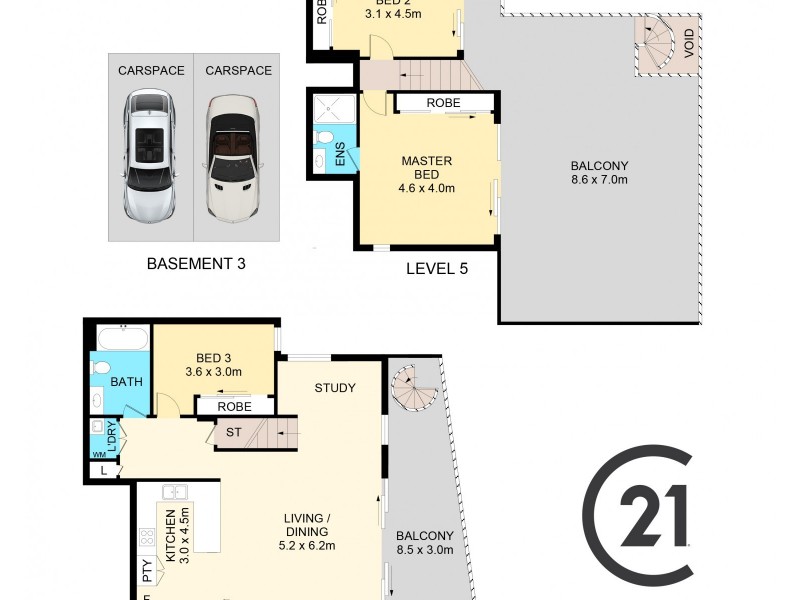 Unit 404/10 Hezlett Road, Kellyville NSW 2155 Floorplan