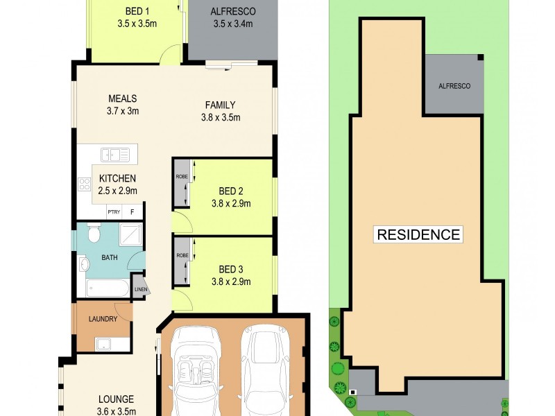 1 Pebble Crescent, The Ponds NSW 2769 Floorplan