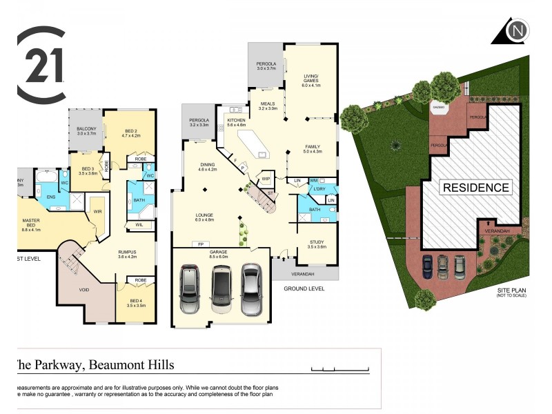 51 The Parkway, Beaumont Hills NSW 2155 Floorplan