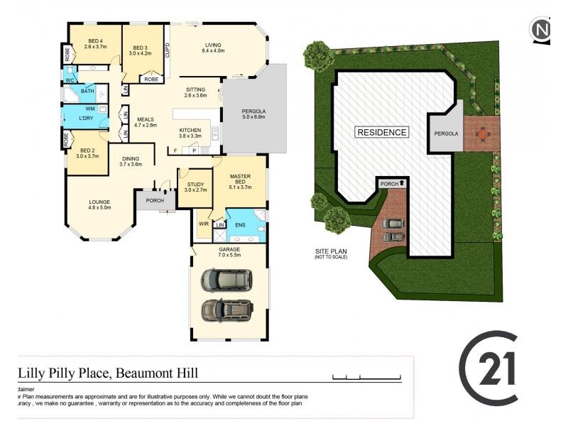 5 Lilly Pilly Place, Beaumont Hills NSW 2155 Floorplan