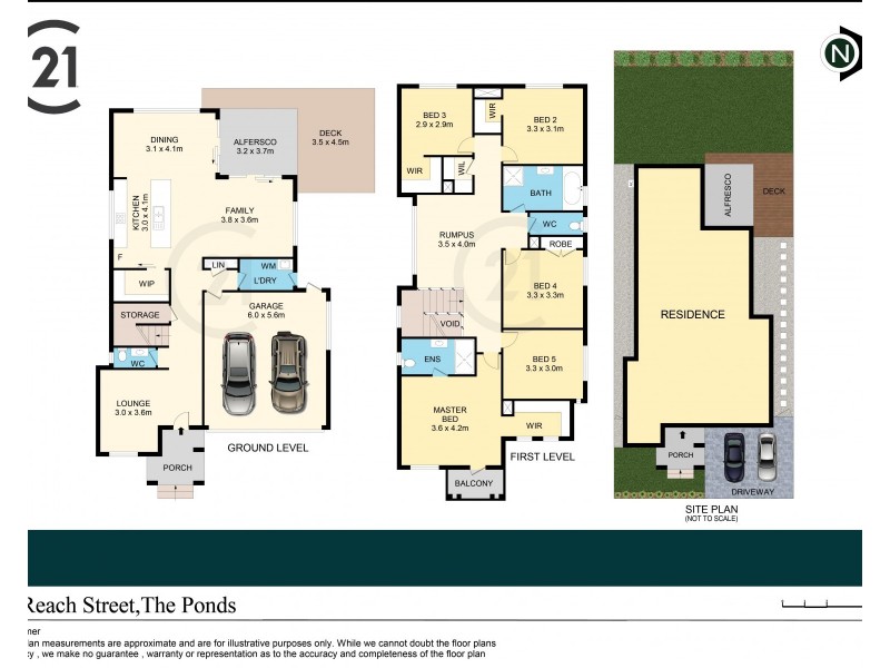 15 Reach Street, The Ponds NSW 2769 Floorplan