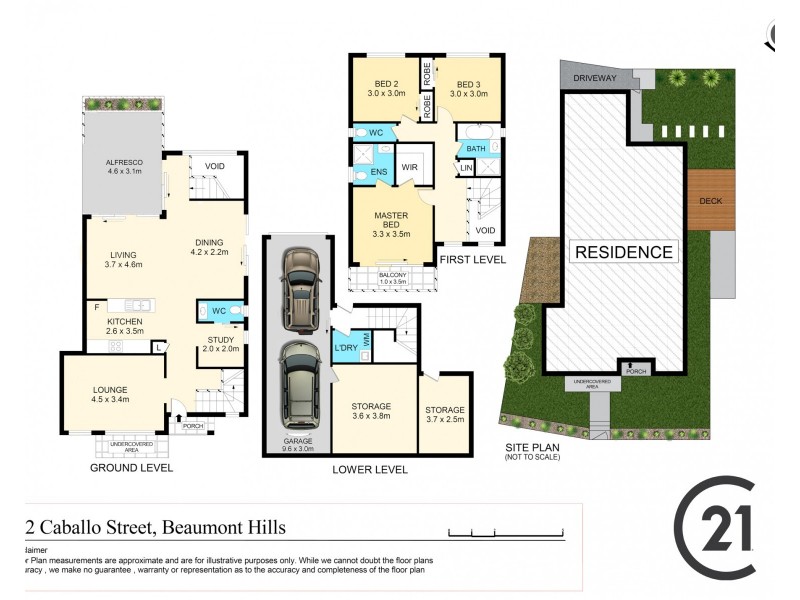 12 Caballo Street, Beaumont Hills NSW 2155 Floorplan