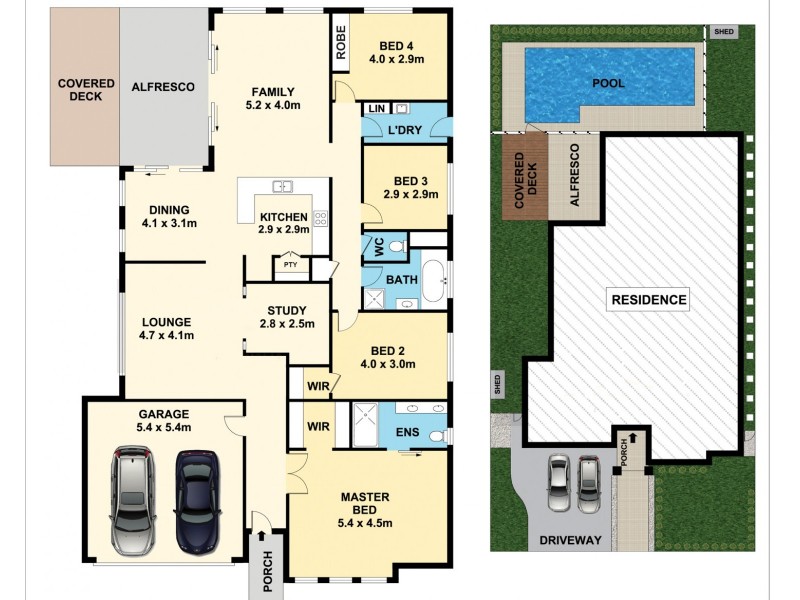 13 Meander Crescent, The Ponds NSW 2769 Floorplan