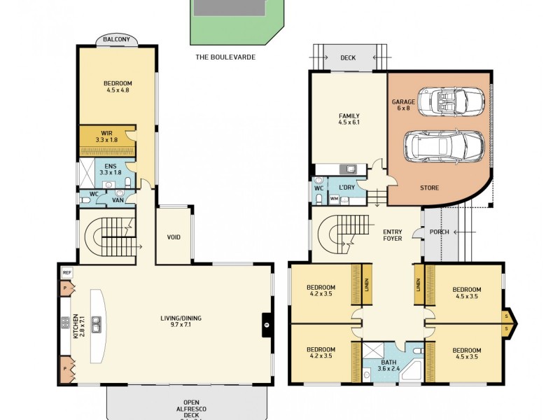 89 The Boulevarde, Hawks Nest NSW 2324 Floorplan