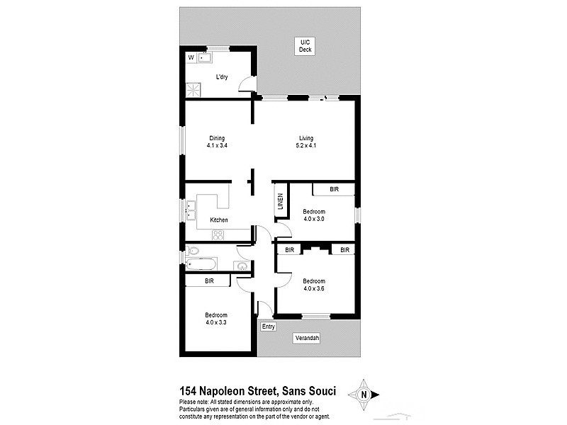 154 Napoleon Street, Sans Souci NSW 2219 Floorplan