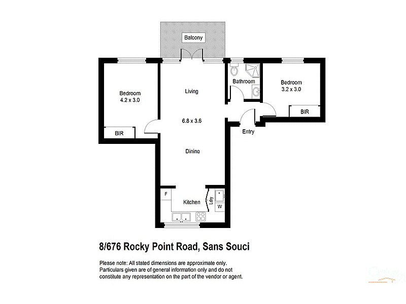 8/676 Rocky Point Road, Sans Souci NSW 2219 Floorplan