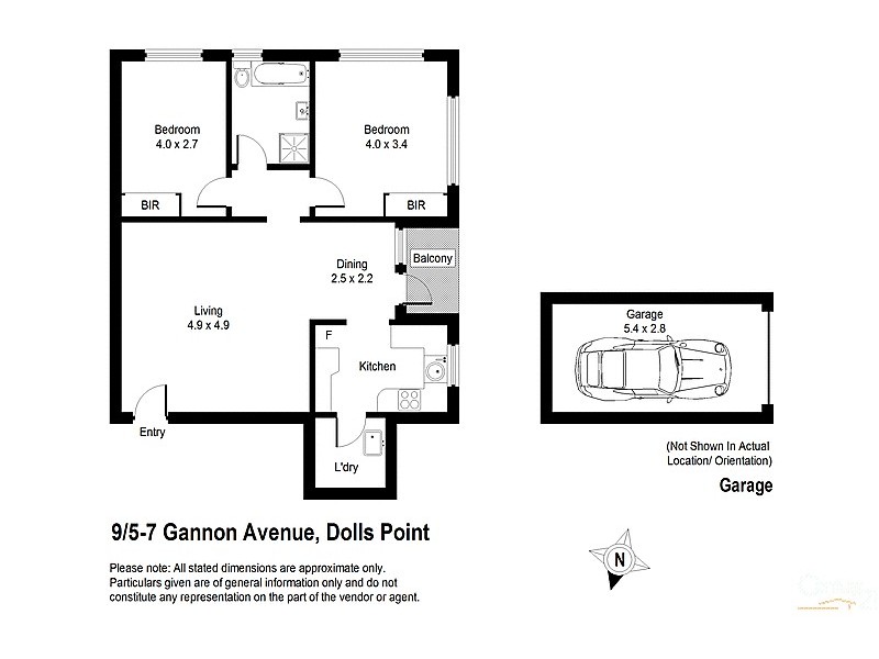 9/5-7 Gannon Avenue, Dolls Point NSW 2219 Floorplan