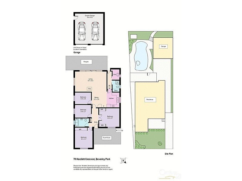 70 Harslett Crescent, Beverley Park NSW 2217 Floorplan