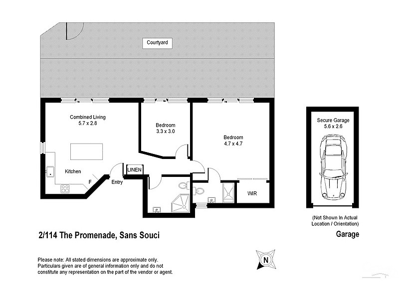 2/114 The Promenade, Sans Souci NSW 2219 Floorplan