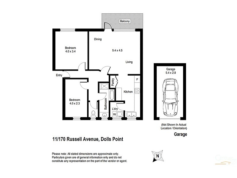 11/170 Russell Avenue, Dolls Point NSW 2219 Floorplan
