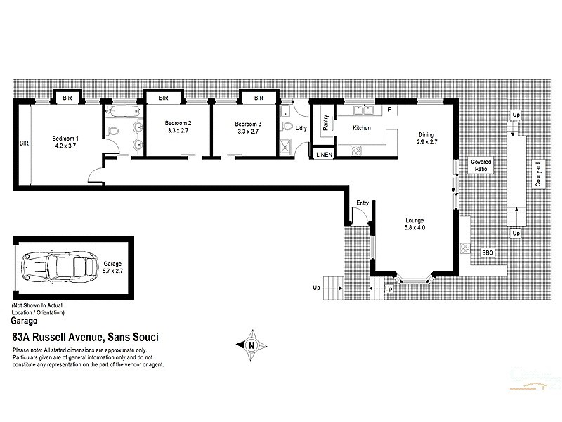 83a Russell Avenue, Sans Souci NSW 2219 Floorplan